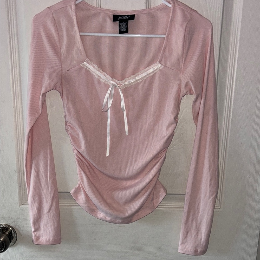 dELiA*s Pink Long Sleeve Top